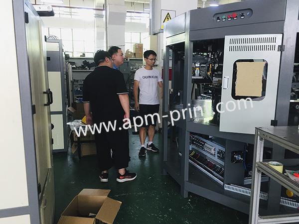 mesin sablon servo servo screen printing machine